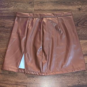 Faux skirt brown XL